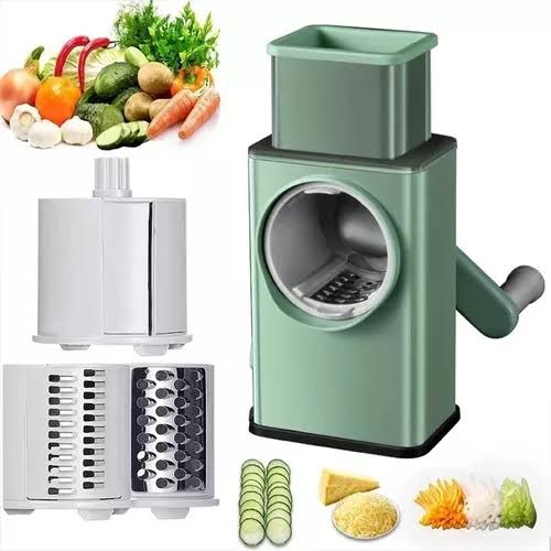 Vegetable Cutter Multifunctional Manual Rotary Cheese Grater Shredder